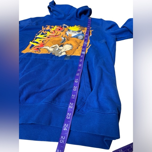 Vintage 2002 Naruto Hoodie XL Blue Anime Viz Media Masashi Kishimoto Licensed - Picture 7 of 10